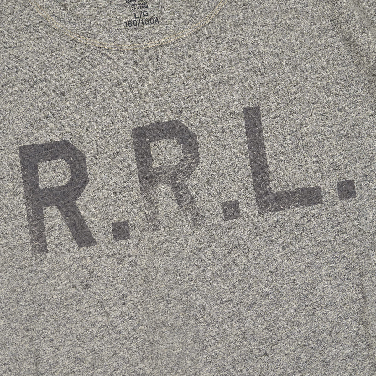 Double RL Crew Neck Printed T-Shirt