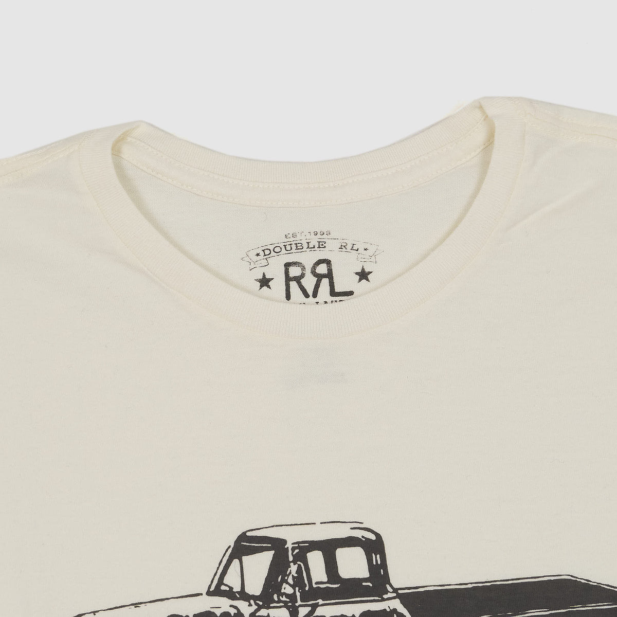 Double RL Graphic Truck Crew Neck T-Shirt