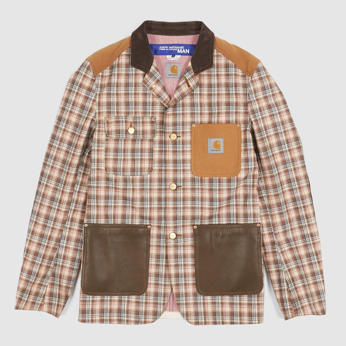 Junya Watanabe Man x Carhartt 4-Pocket Plaid Work Jacket