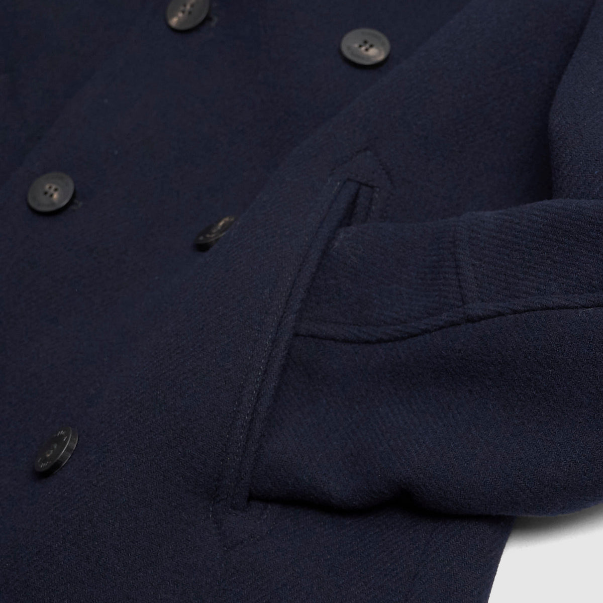 Camplin Rain Wool Navy P-Coat