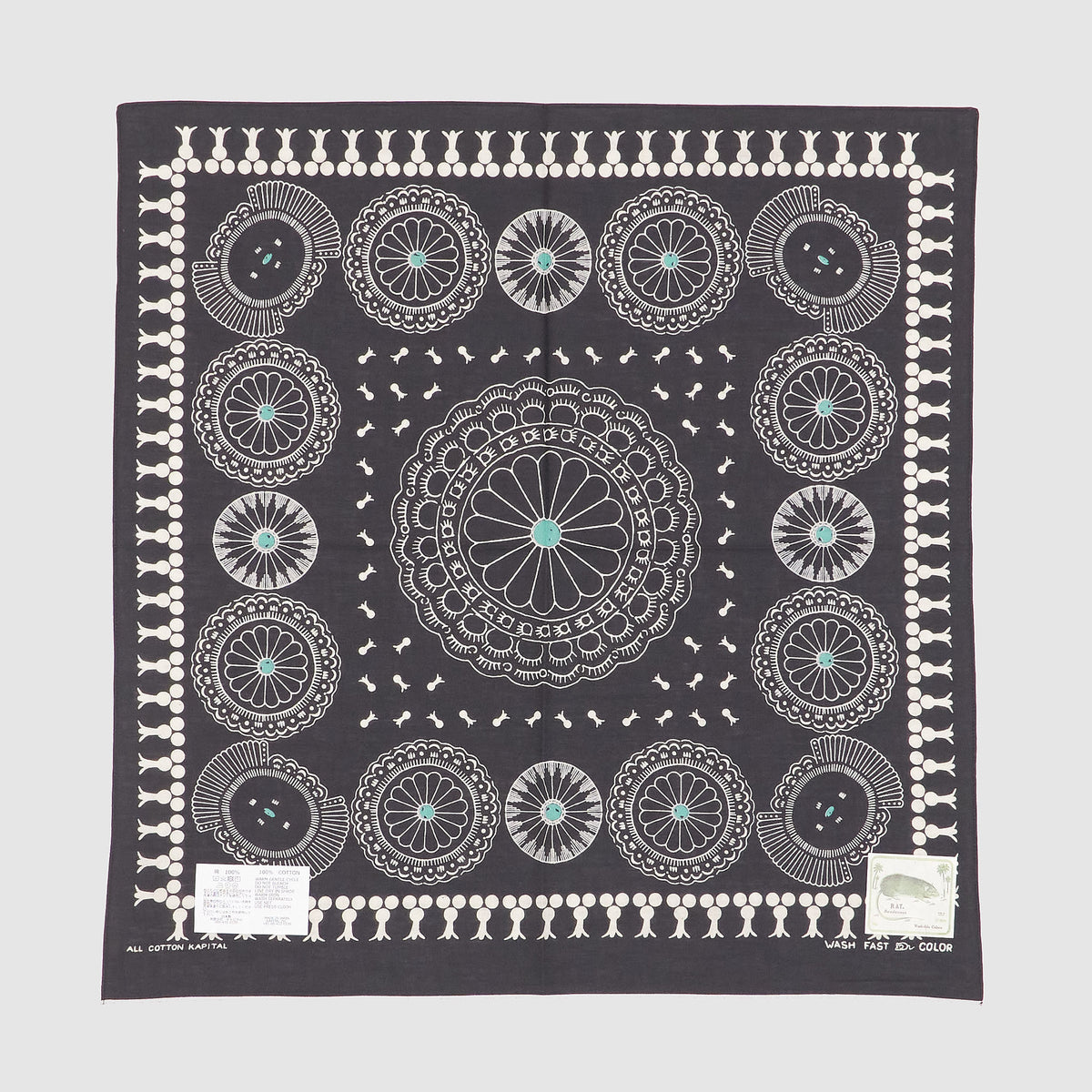 Kapital Navy Conchos Bandana