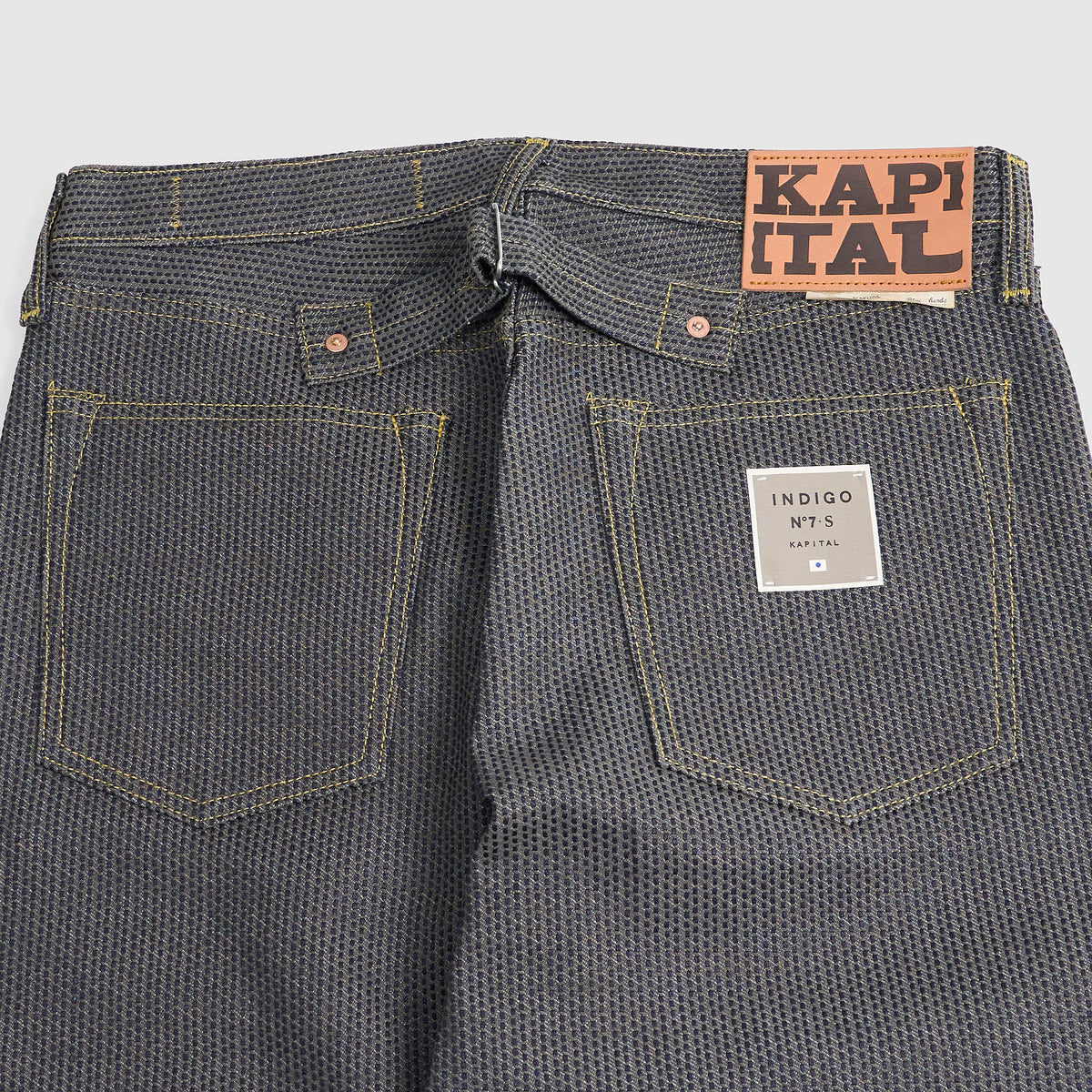 Kapital Century Denim Five Pocket with Cinch Back No. 7+S