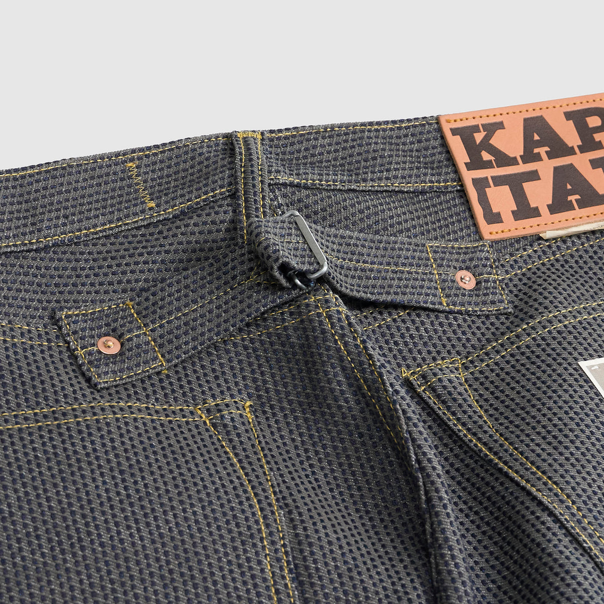 Kapital Century Denim Five Pocket with Cinch Back No. 7+S