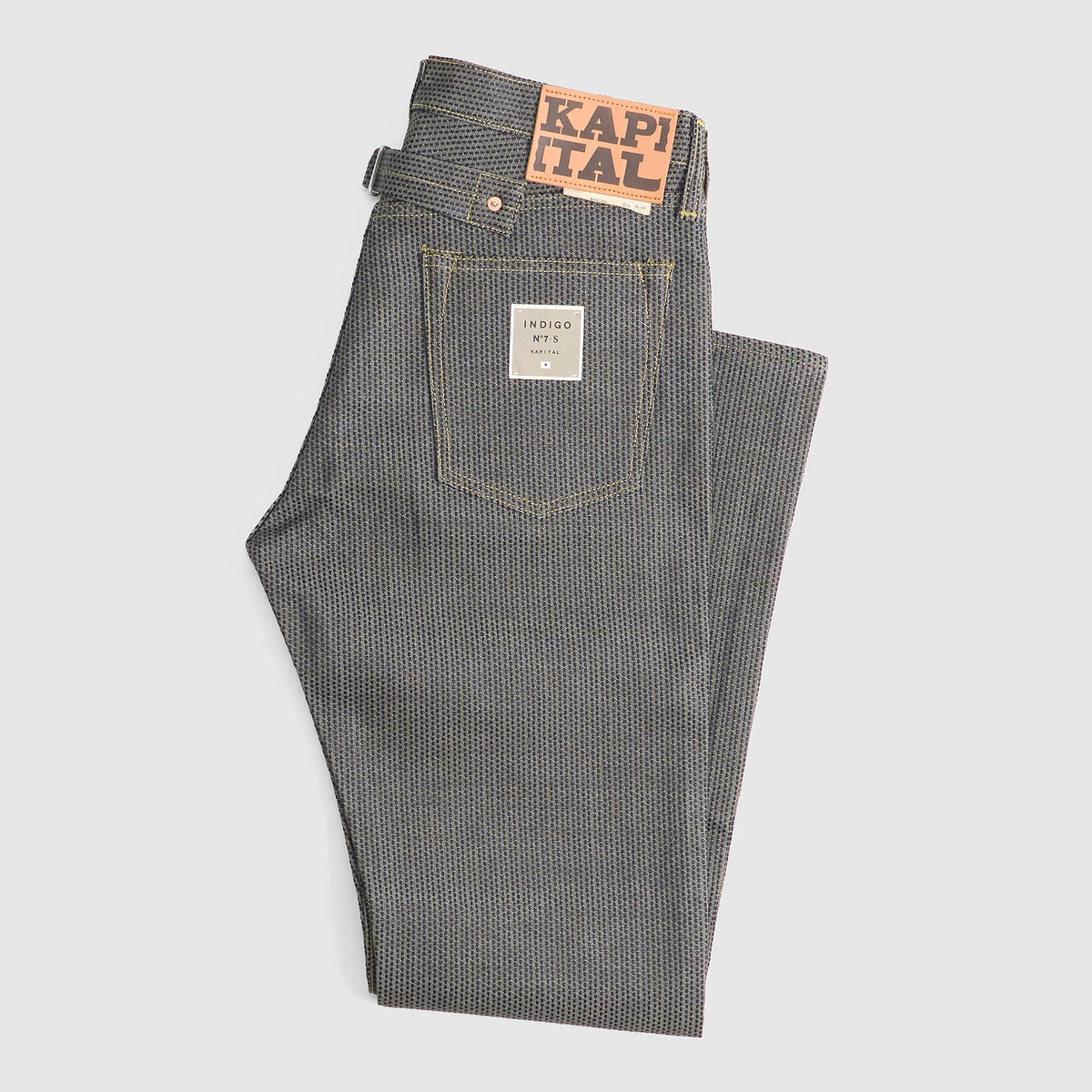 Kapital Century Denim Five Pocket with Cinch Back No. 7+S