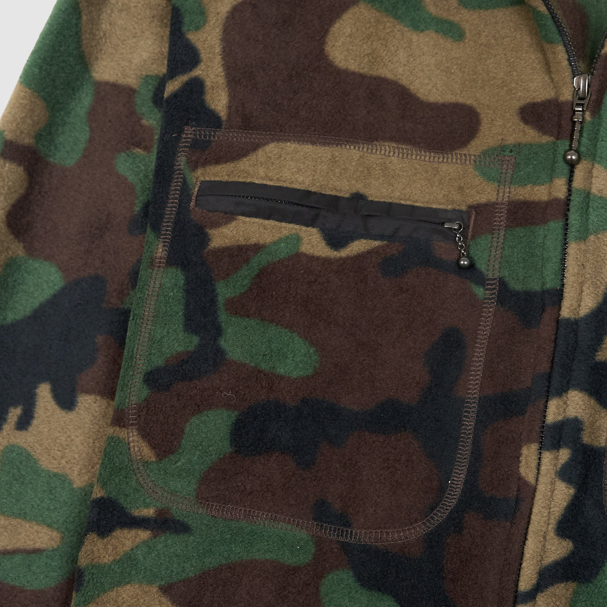 Stüssy Camouflage Zip Up Fleece