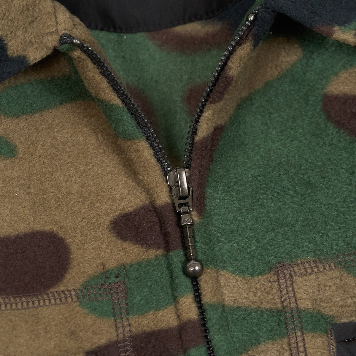 Stüssy Camouflage Zip Up Fleece