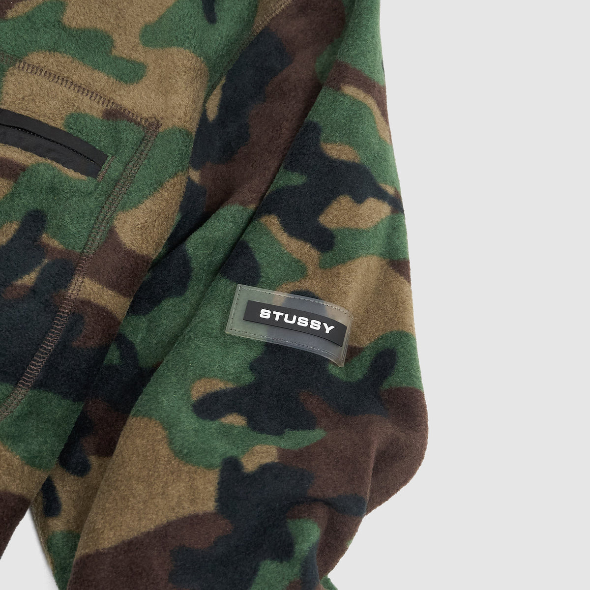 Stüssy Camouflage Zip Up Fleece