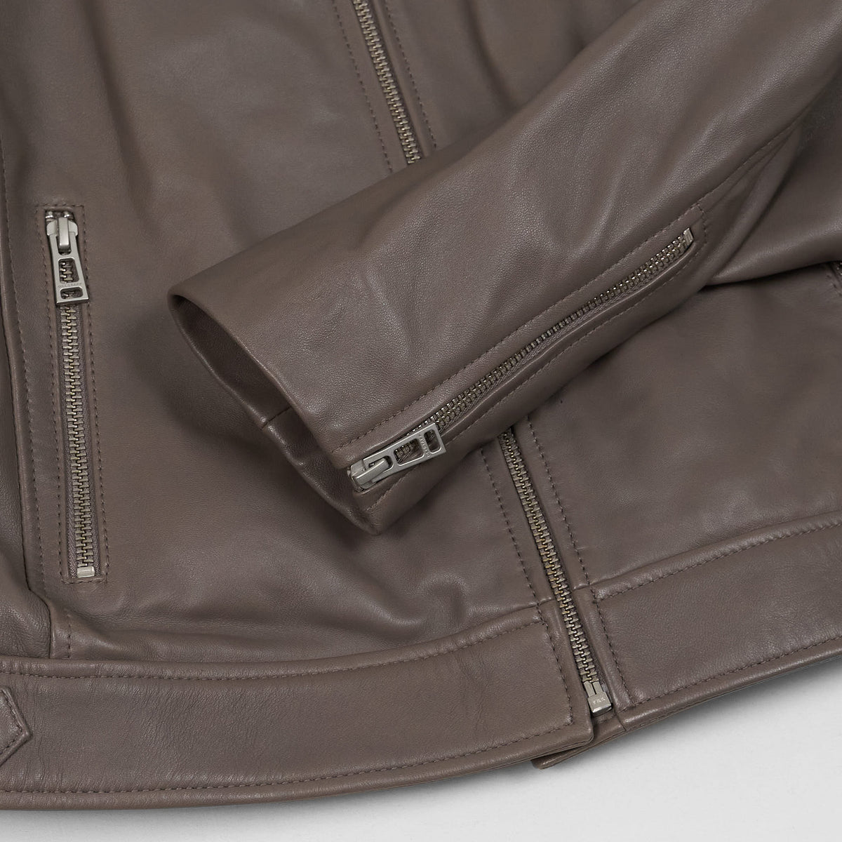 Belstaff Ladies Mollison Cafe Racer Leather Jacket