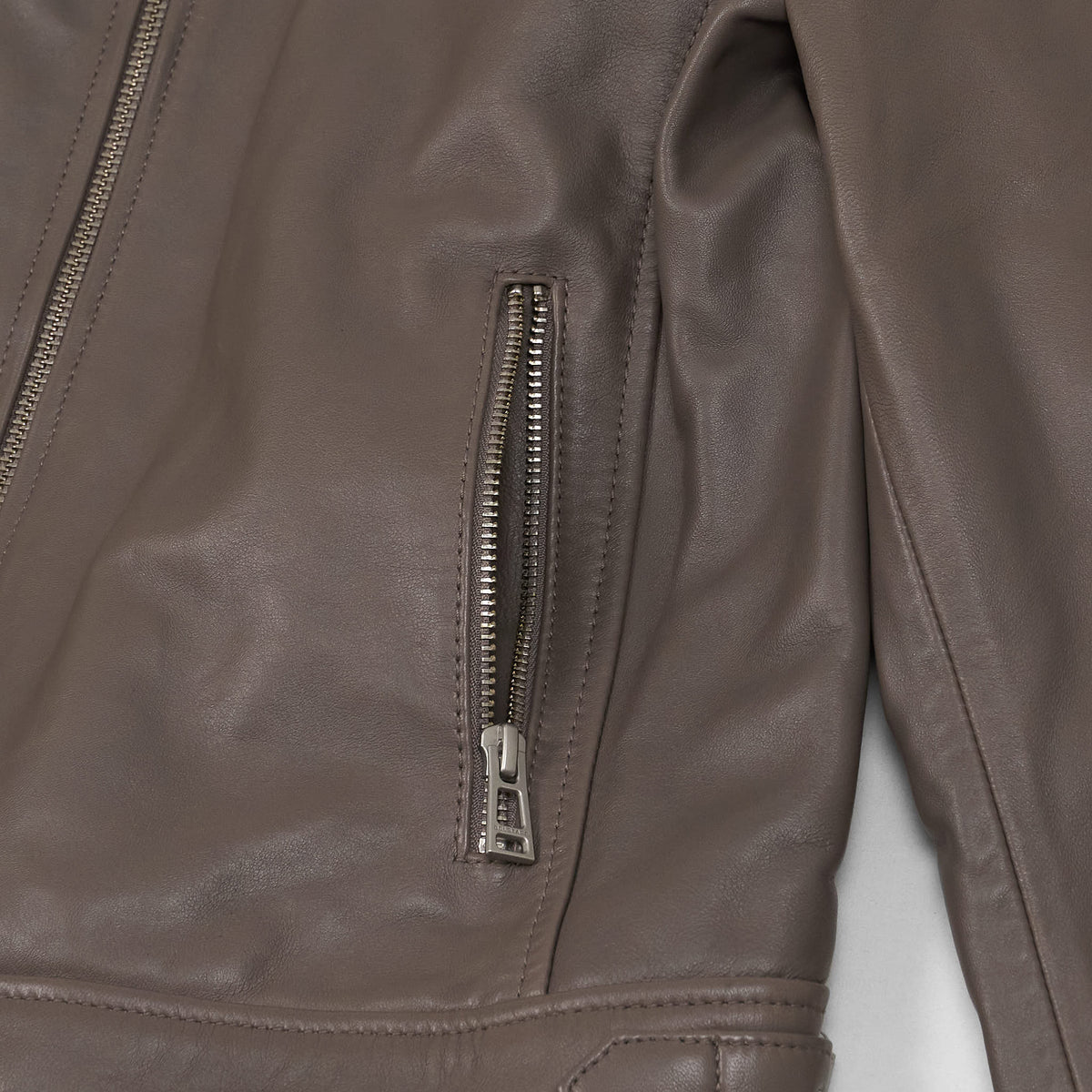 Belstaff Ladies Mollison Cafe Racer Leather Jacket