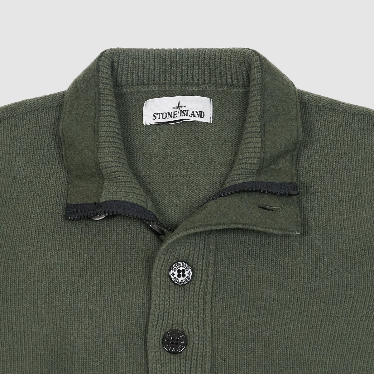 Stone Island Half-Zip / Button Pullover