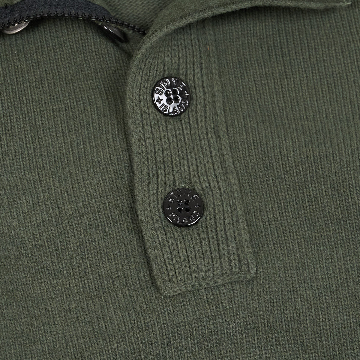 Stone Island Half-Zip / Button Pullover