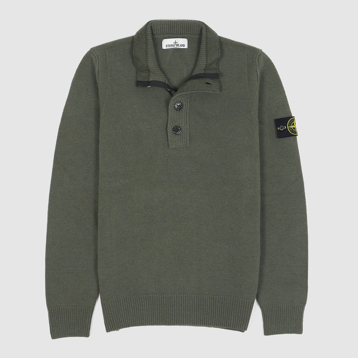 Stone Island Half-Zip / Button Pullover