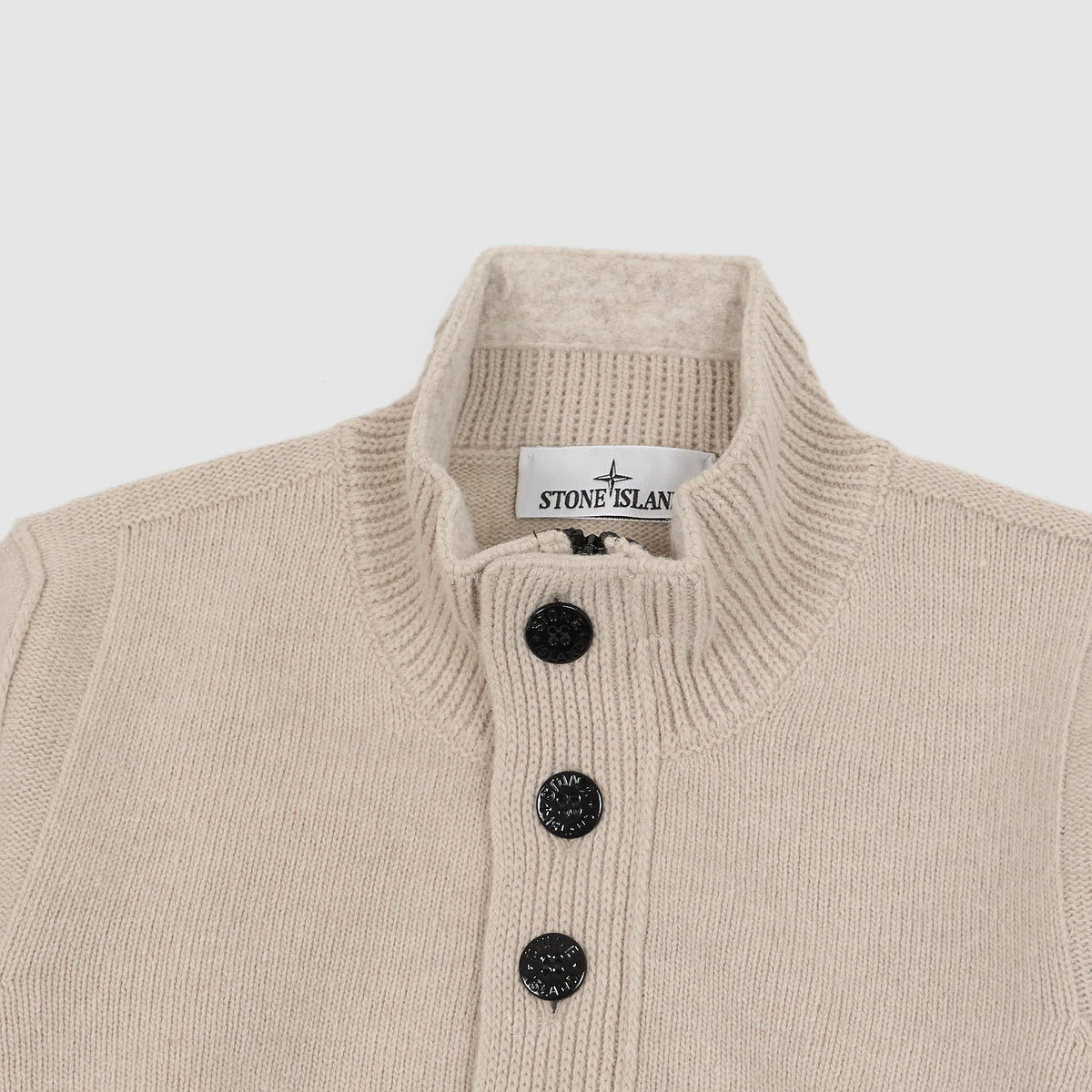 Stone Island Buttoned Half Zip Pullover