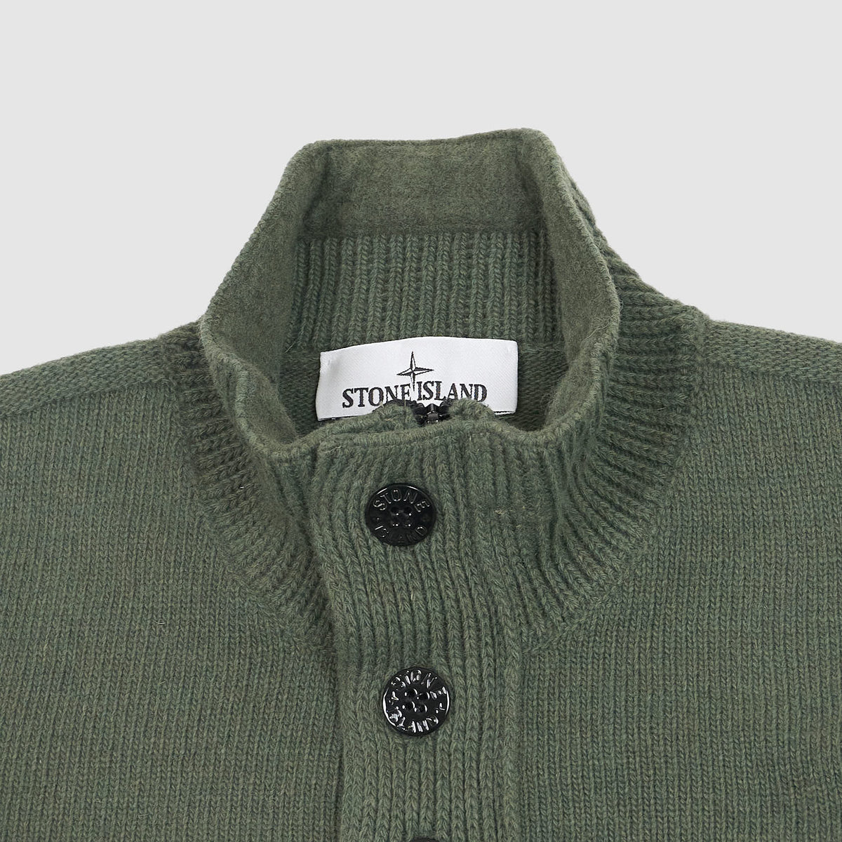 Stone Island Buttoned Half Zip Pullover