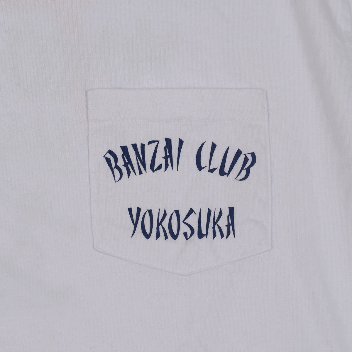 Buzz Rickson&#39;s Air Force Crew Neck Banzai Club Yokosuka Pocket T-Shirt