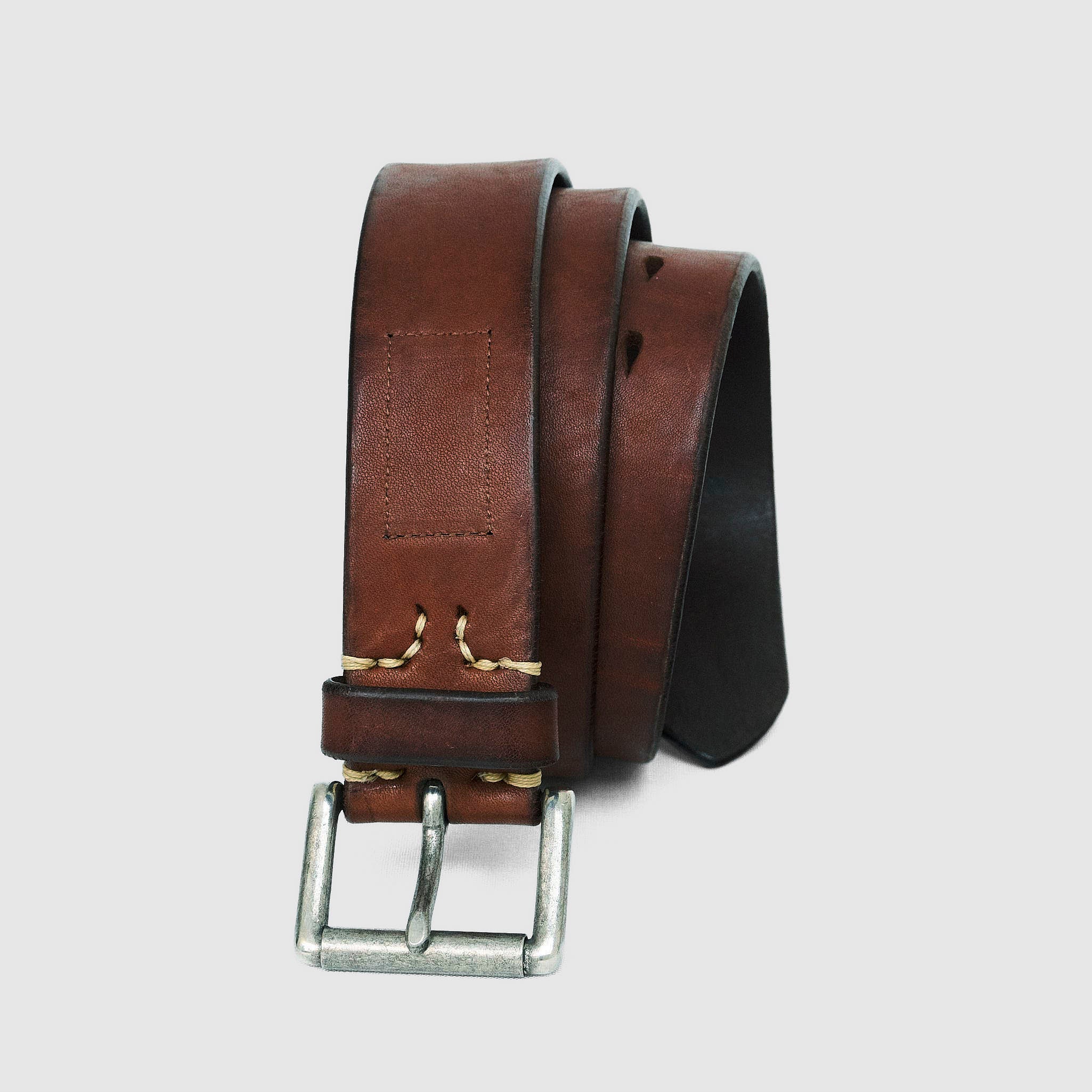 Vintage Works Classic Belt with Roller Buckle - DeeCee style