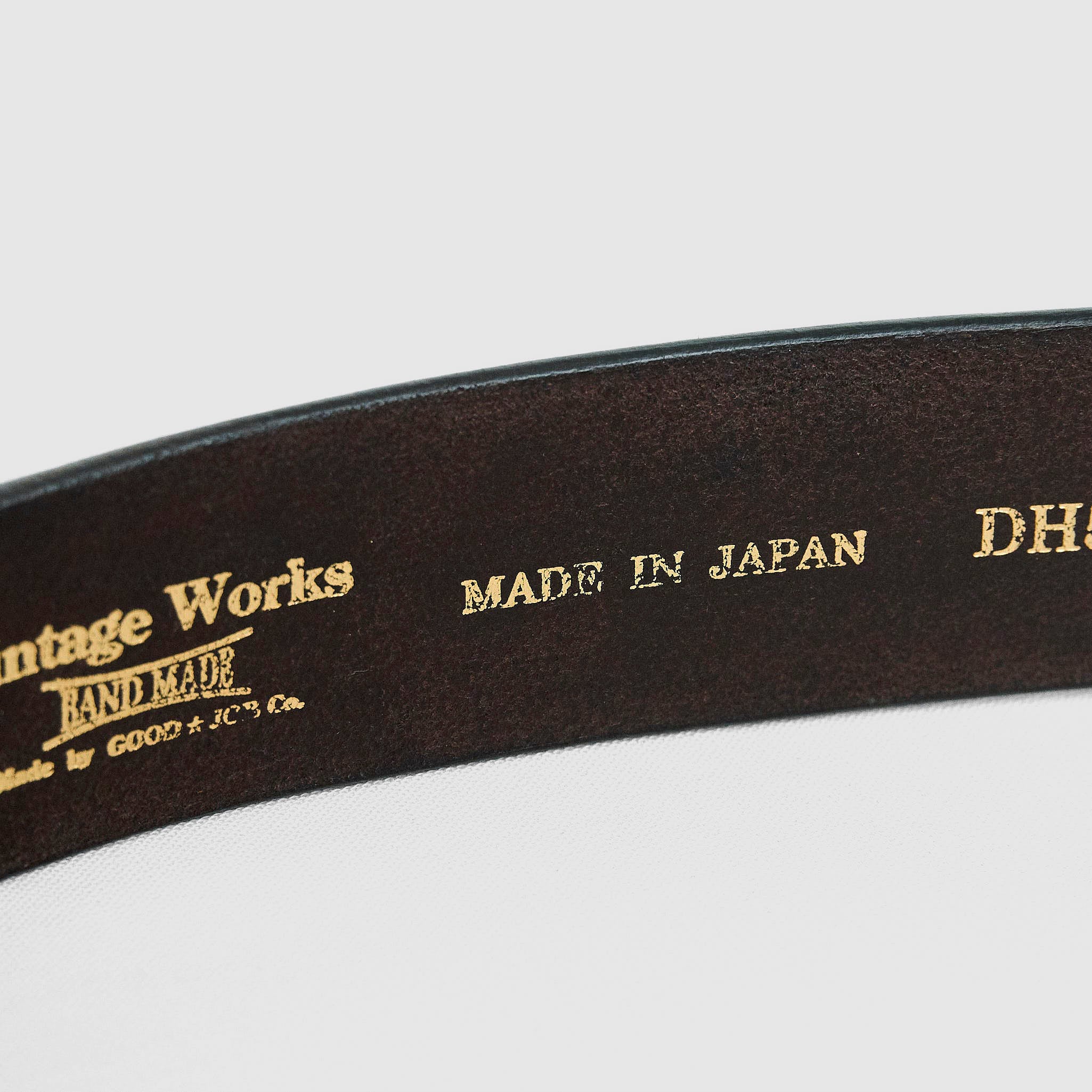 Vintage Works Classic Belt with Roller Buckle - DeeCee style