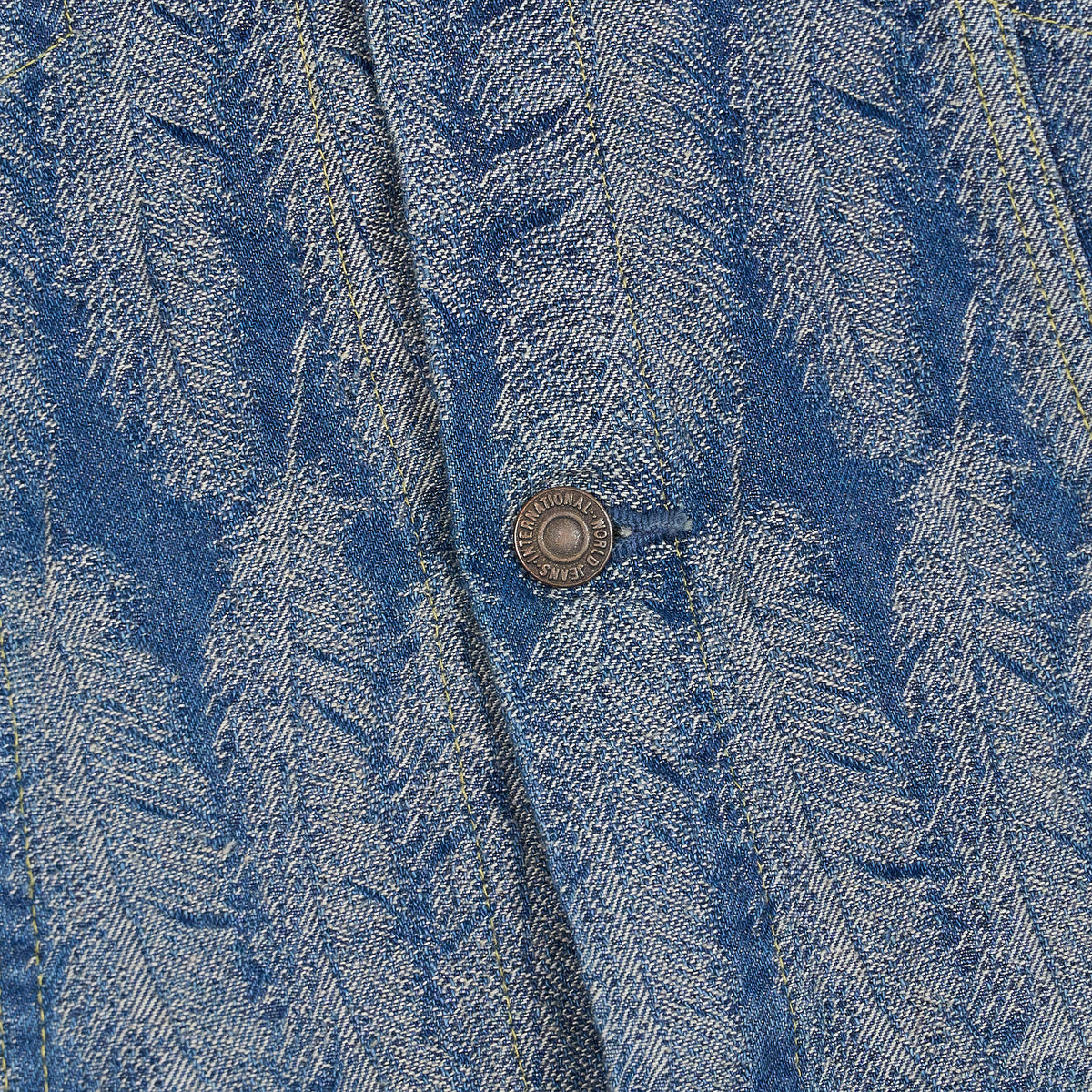 Kapital Feather Jaquard Woven Indigo Type 3 Jacket