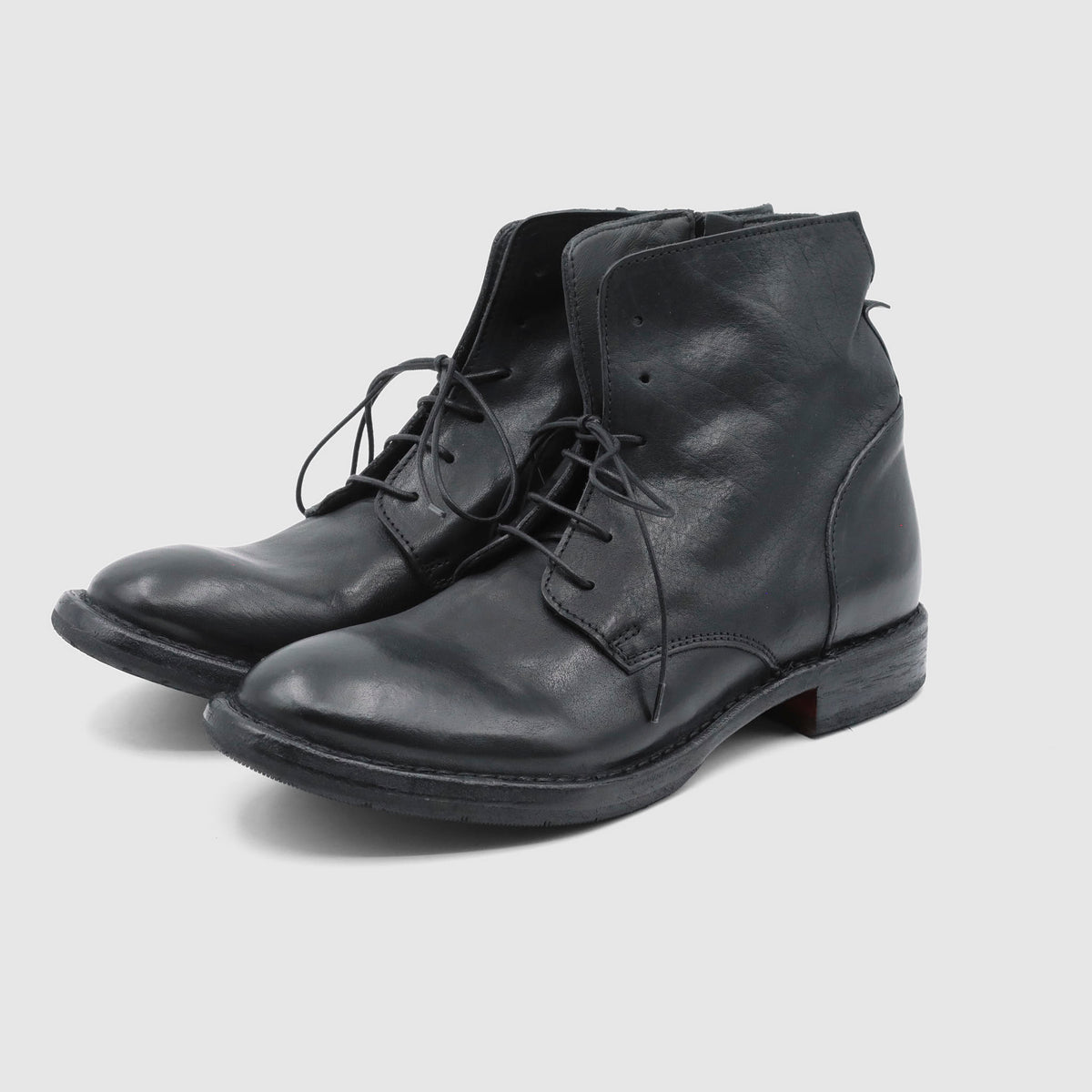 Moma Ladies Tronchetto Rubber Sole Boots