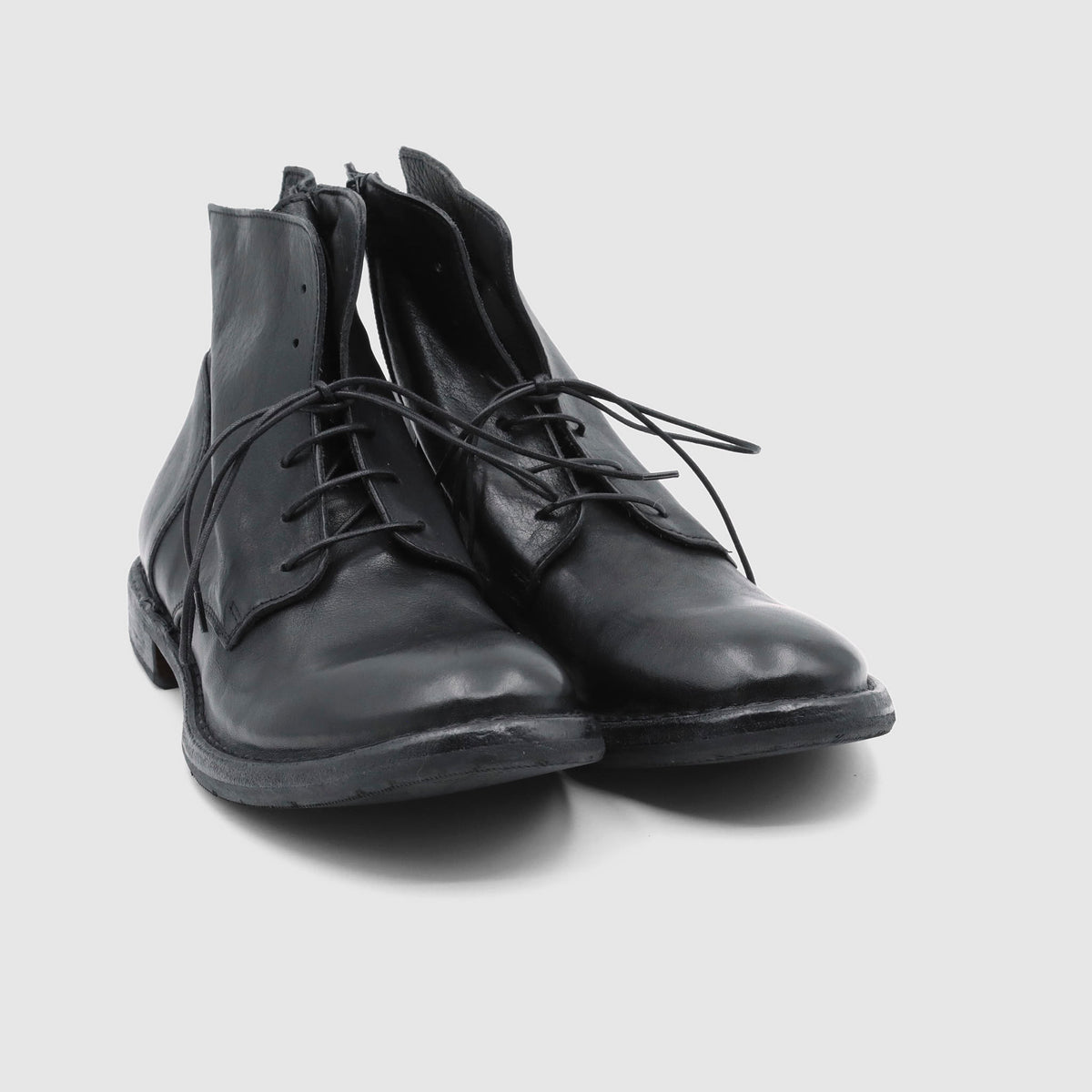 Moma Ladies Tronchetto Rubber Sole Boots