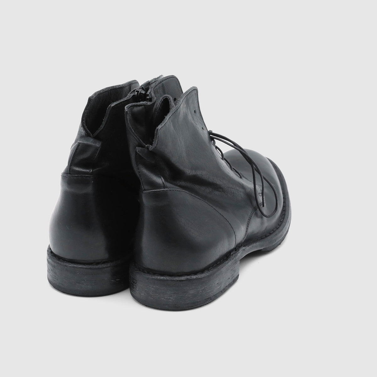 Moma Ladies Tronchetto Rubber Sole Boots
