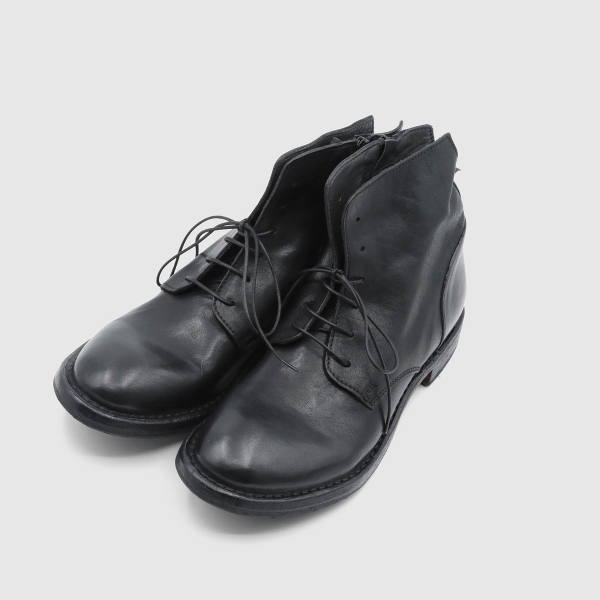 Moma Ladies Tronchetto Rubber Sole Boots