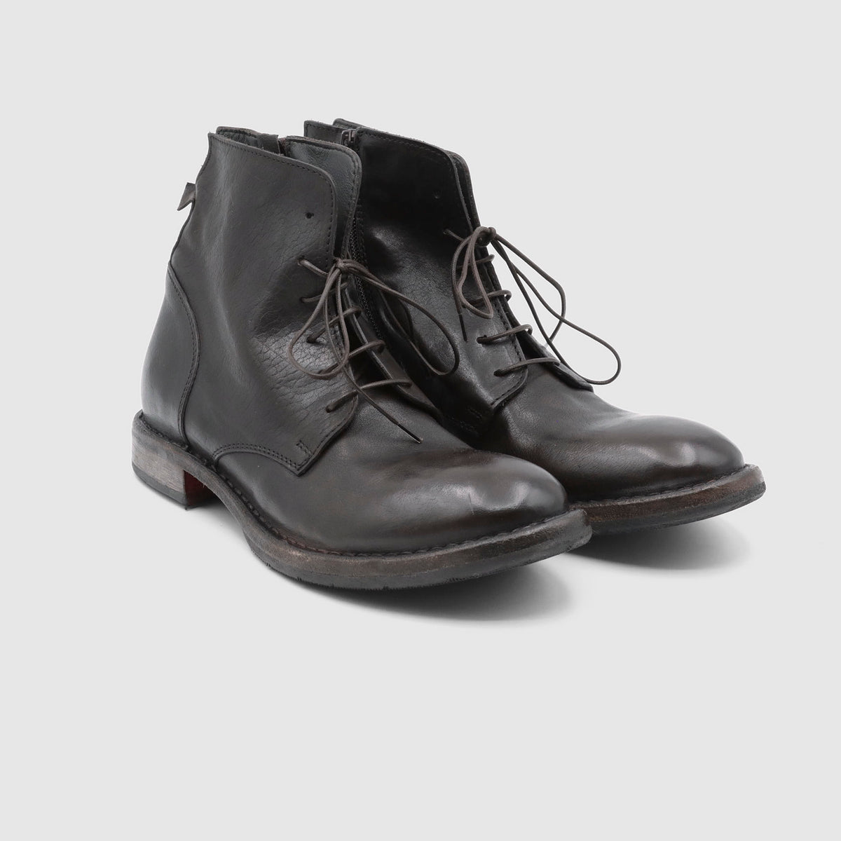 Moma Ladies Tronchetto Rubber Sole Boots
