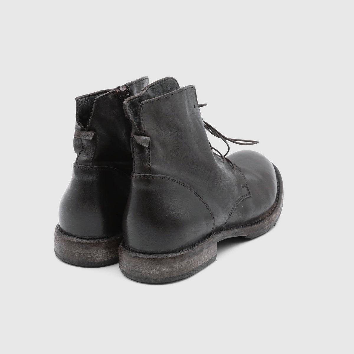 Moma Ladies Tronchetto Rubber Sole Boots