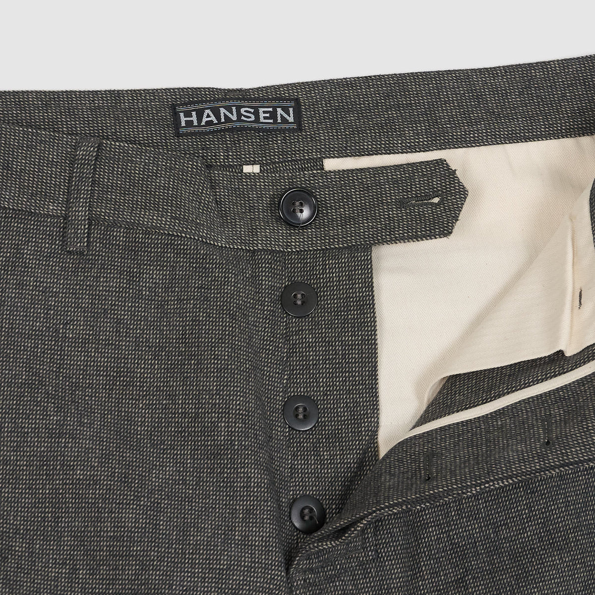 Hansen Comfort Fit Prince of Wales Trousers