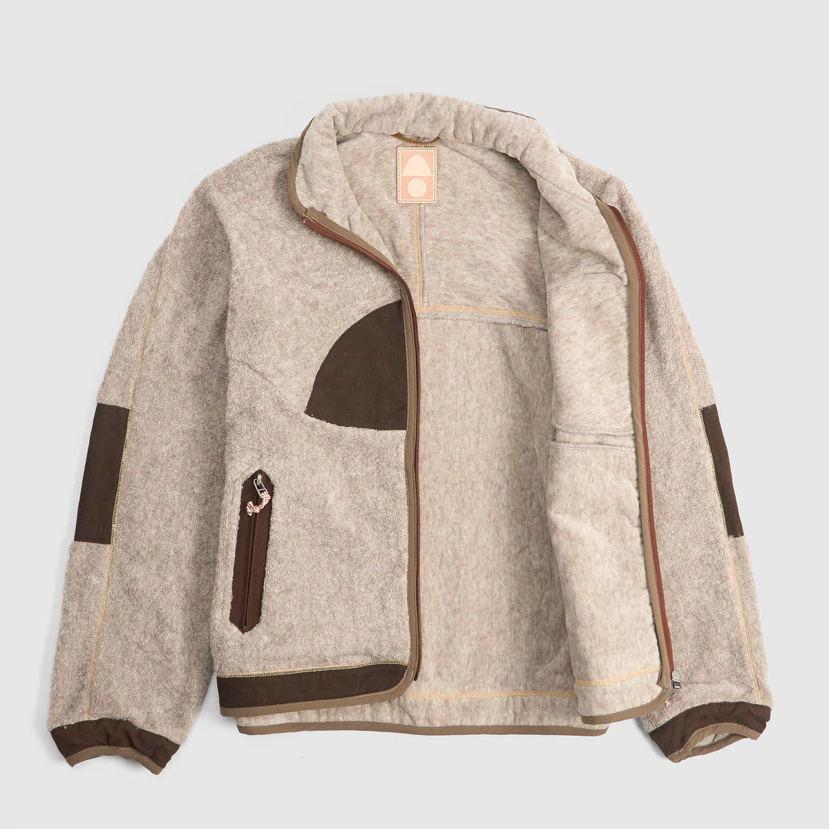 Cottle Natural Organic Cotton Yak Wool Sunset Pile Fleece Jacket