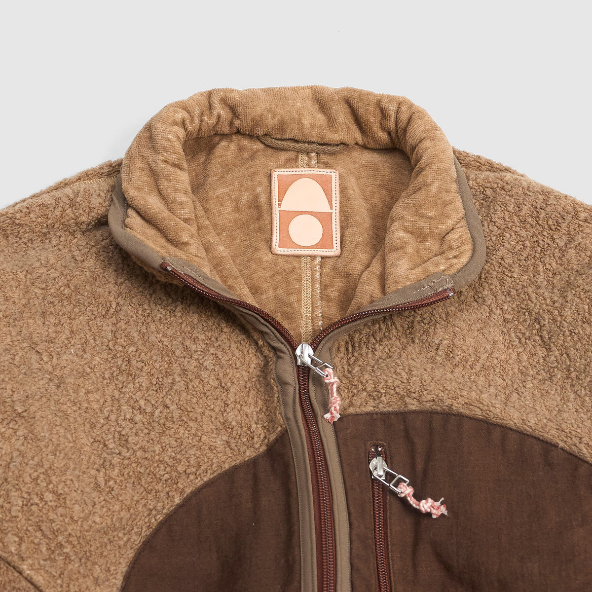 Cottle Natural Organic Fox Fiber Cotton Yak Wool Sunset Pile Fleece Jacket