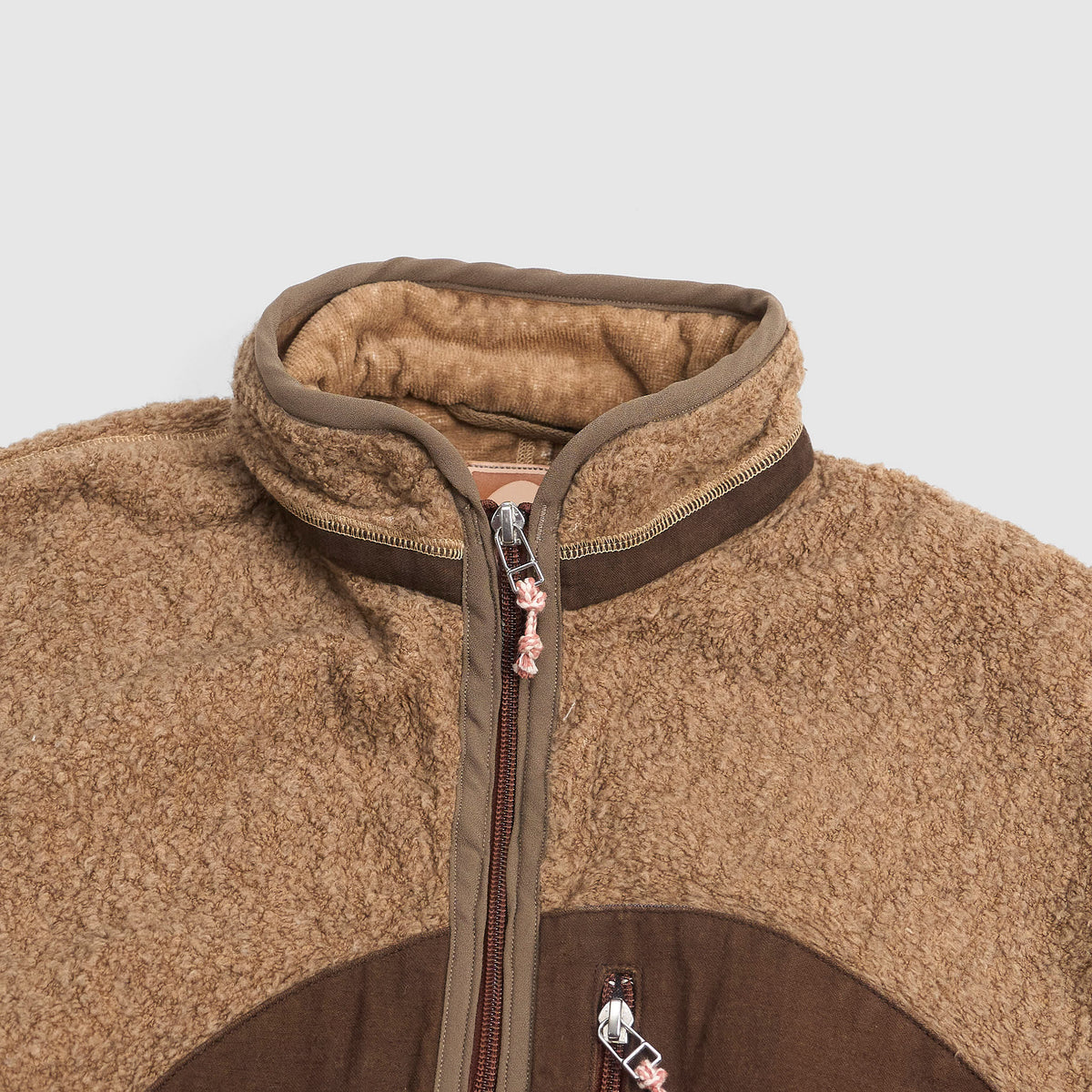 Cottle Natural Organic Fox Fiber Cotton Yak Wool Sunset Pile Fleece Jacket