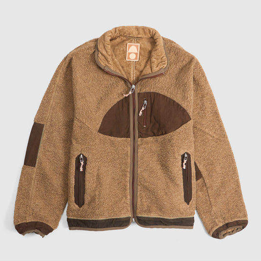 Cottle Natural Organic Fox Fiber Cotton Yak Wool Sunset Pile Fleece Jacket