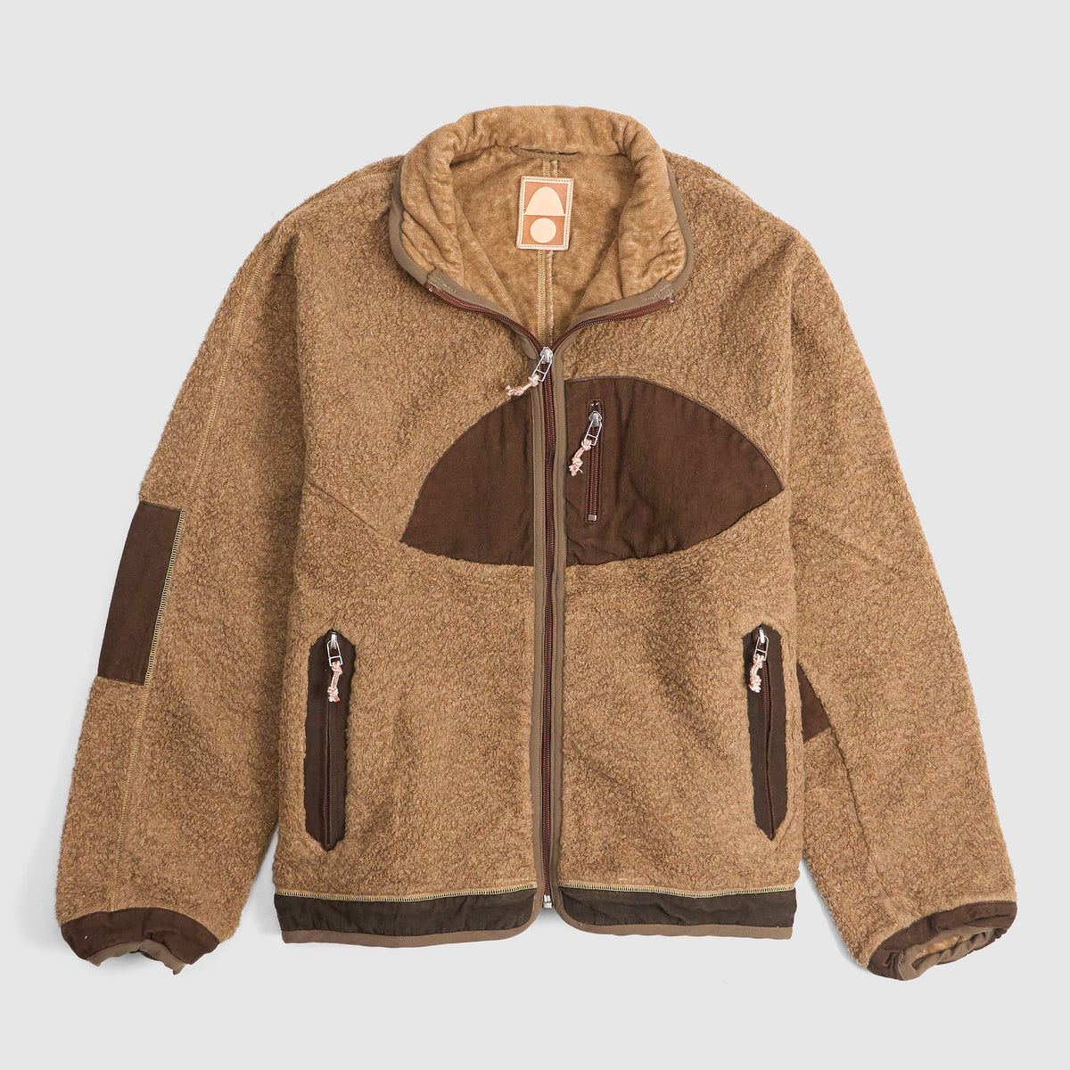 Cottle Natural Organic Fox Fiber Cotton Yak Wool Sunset Pile Fleece Jacket