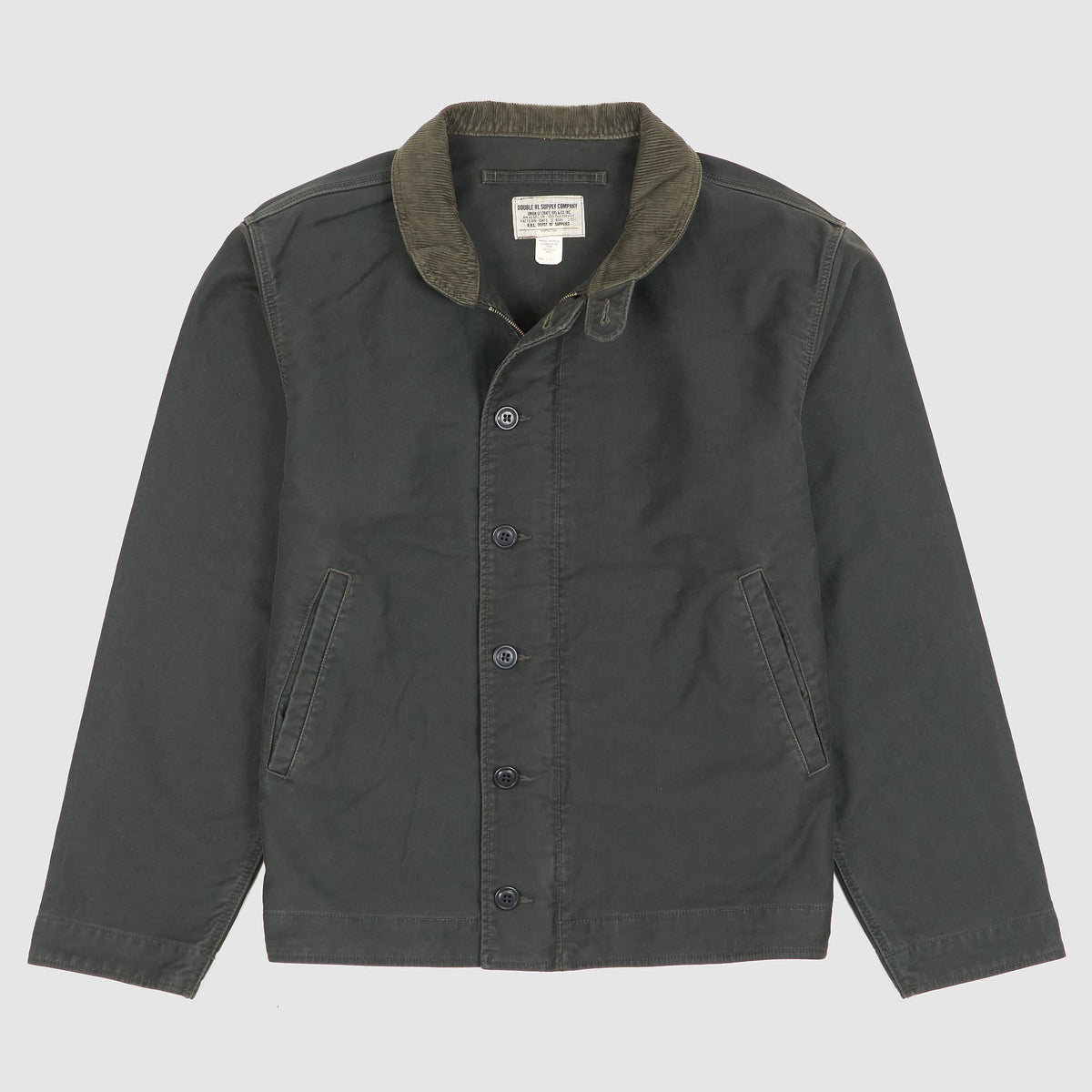 Double RL Type N-1 Deck Jacket With Cord Collar