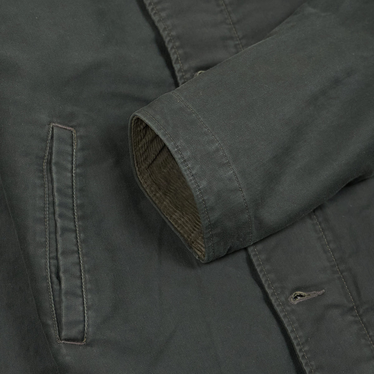 Double RL Type N-1 Deck Jacket With Cord Collar