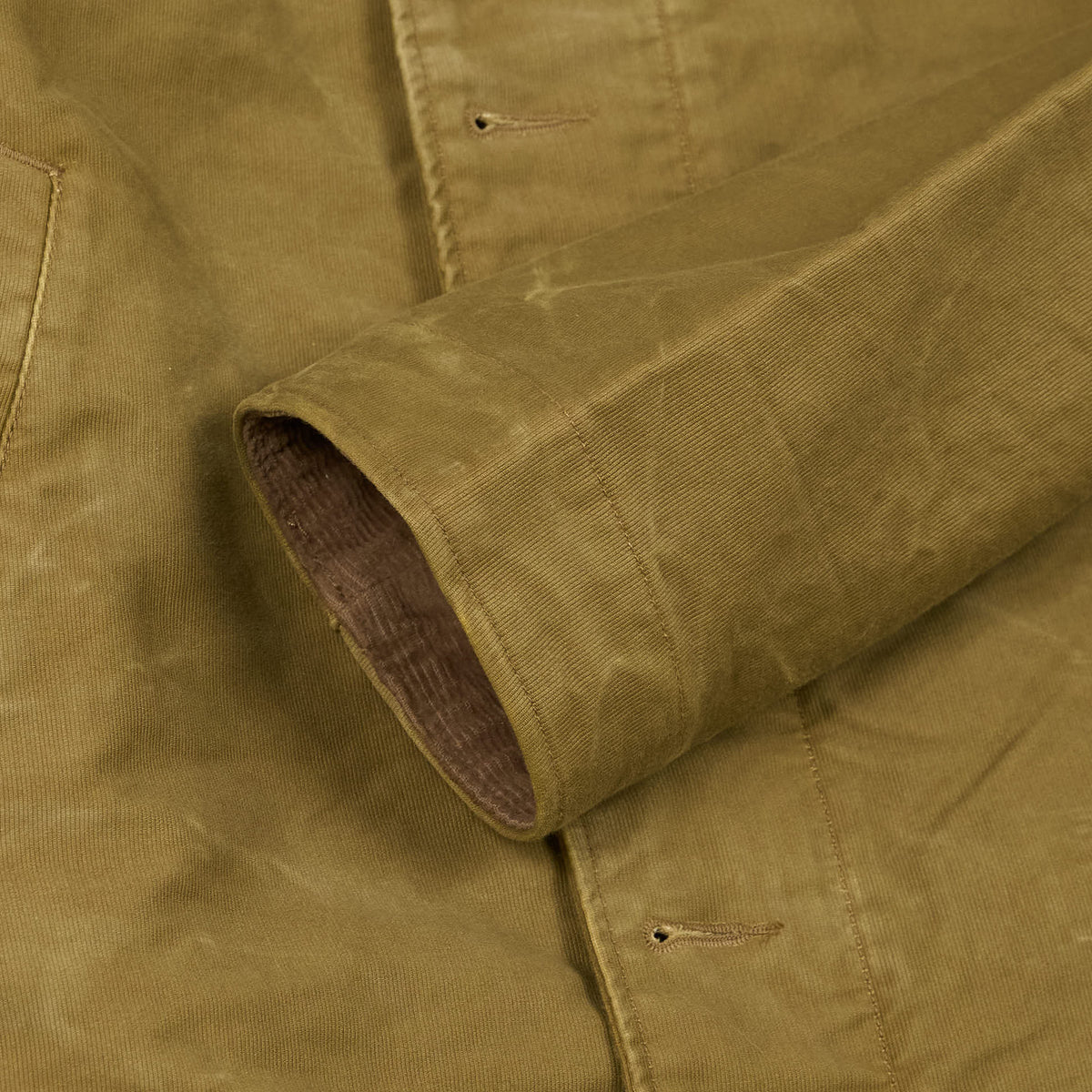 Double RL Type N-1 Deck Jacket With Cord Collar