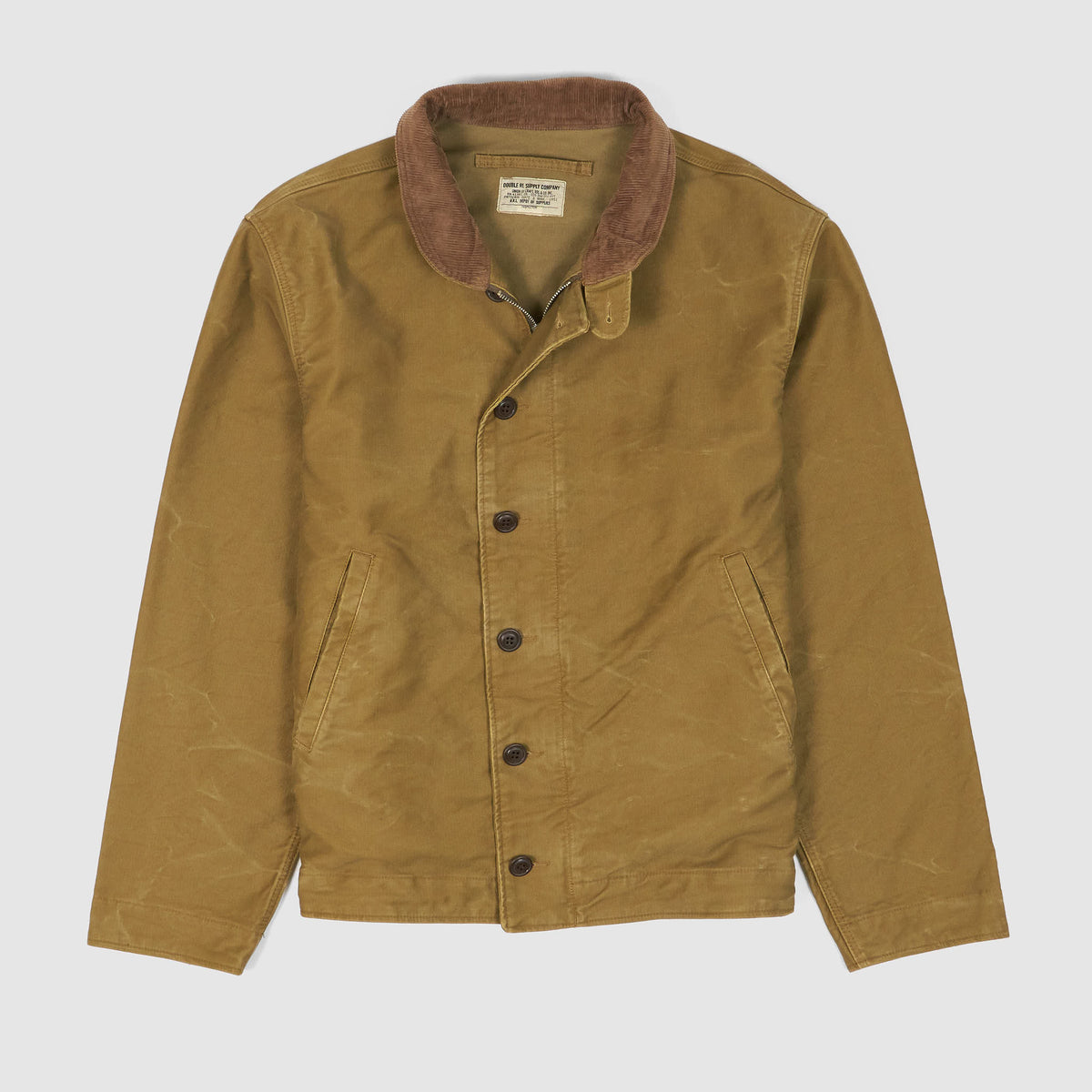 Double RL Type N-1 Deck Jacket With Cord Collar