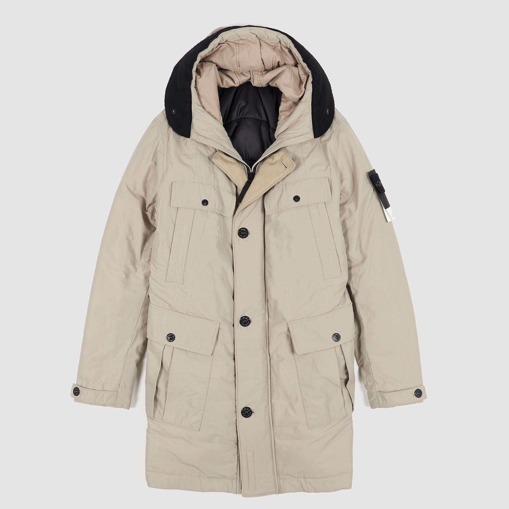 Stone Island Light Real Down Jacket, Loom Woven Down Chambers
