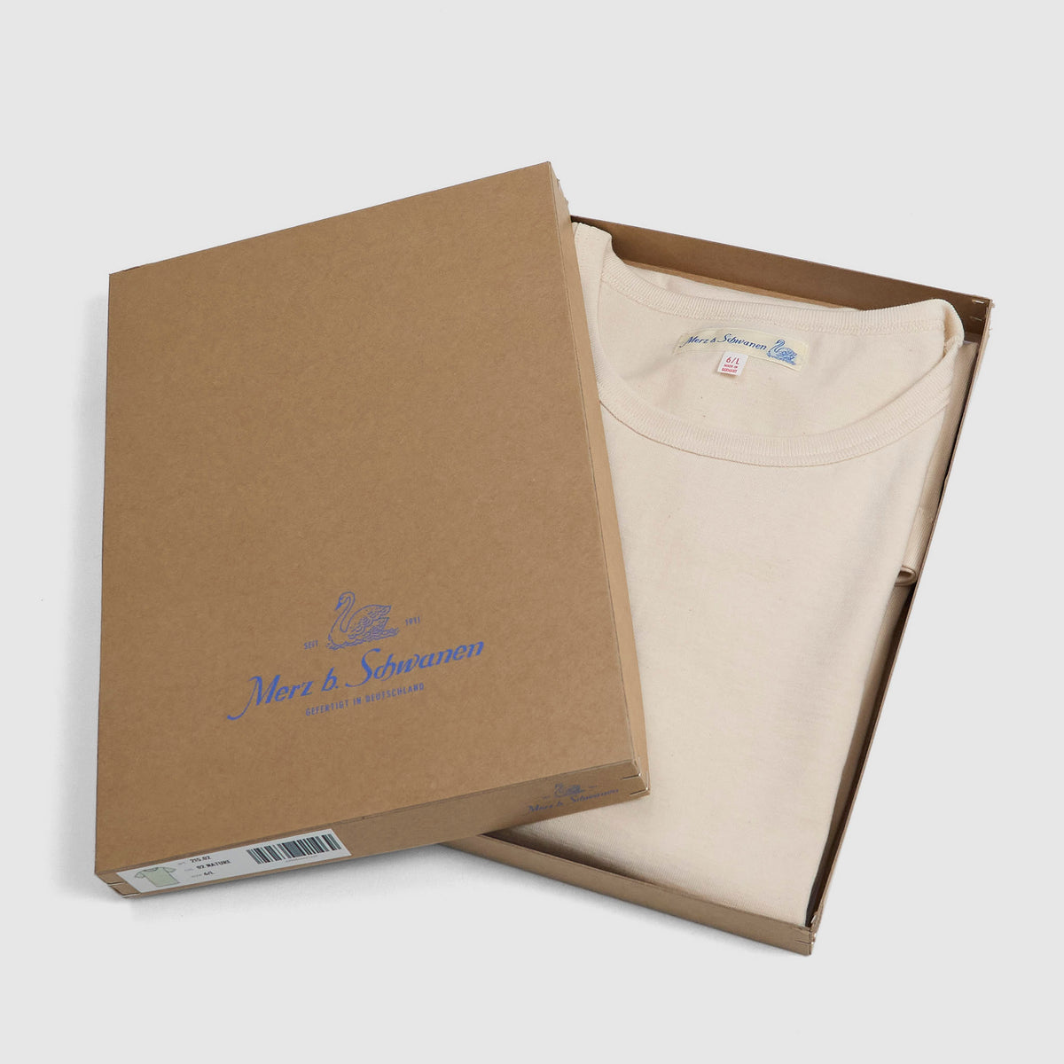 Merz b. Schwanen 215 Loopwheeled Soft Organic Cotton Short Sleeves T-Shirt