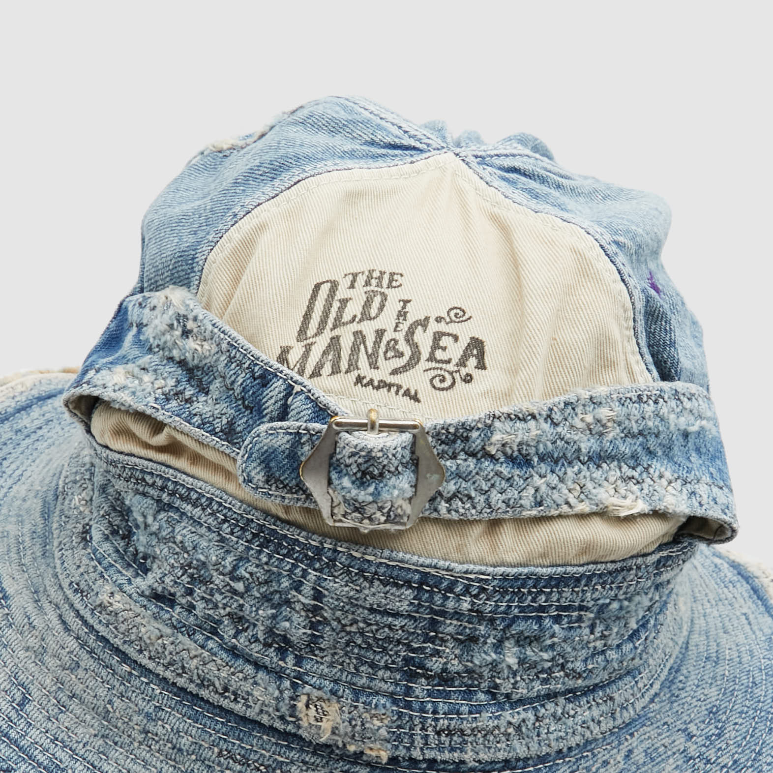 Kapital The Old Man And The Sea Bucket Hat Distressed - DeeCee style