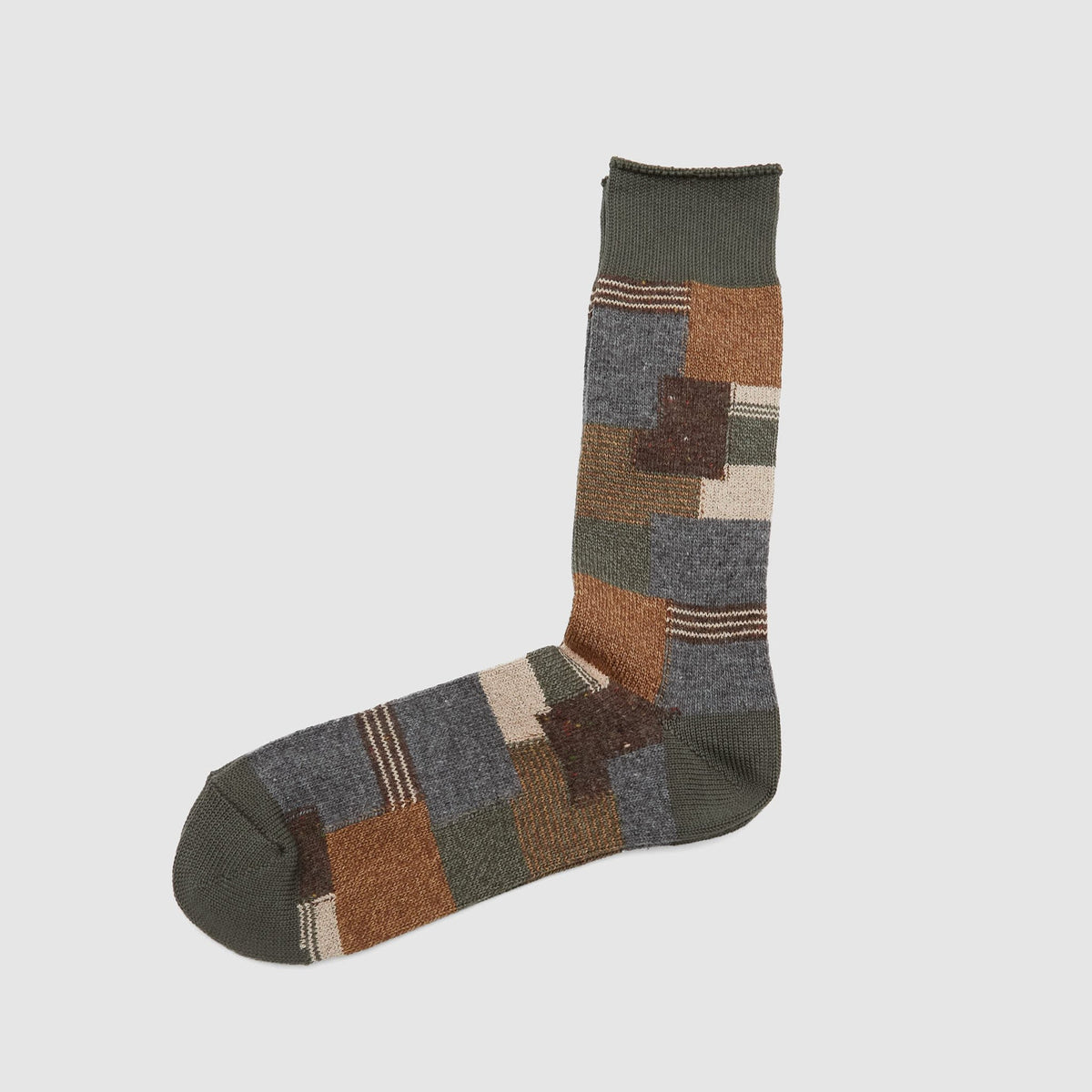 Anonymous Ism Patchwork Crew Socks