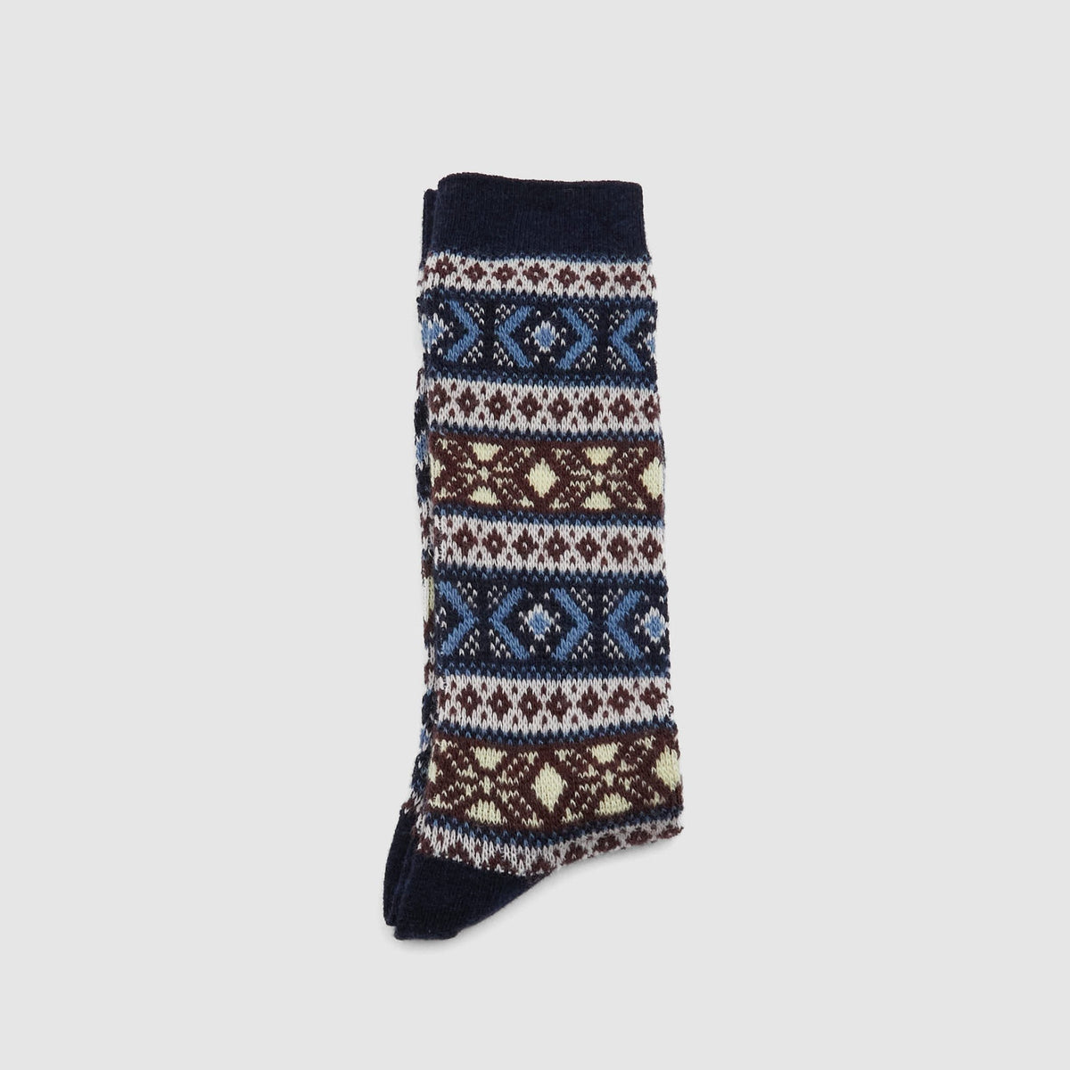 Anonymous Ism Wool Jacquard Crew Socks