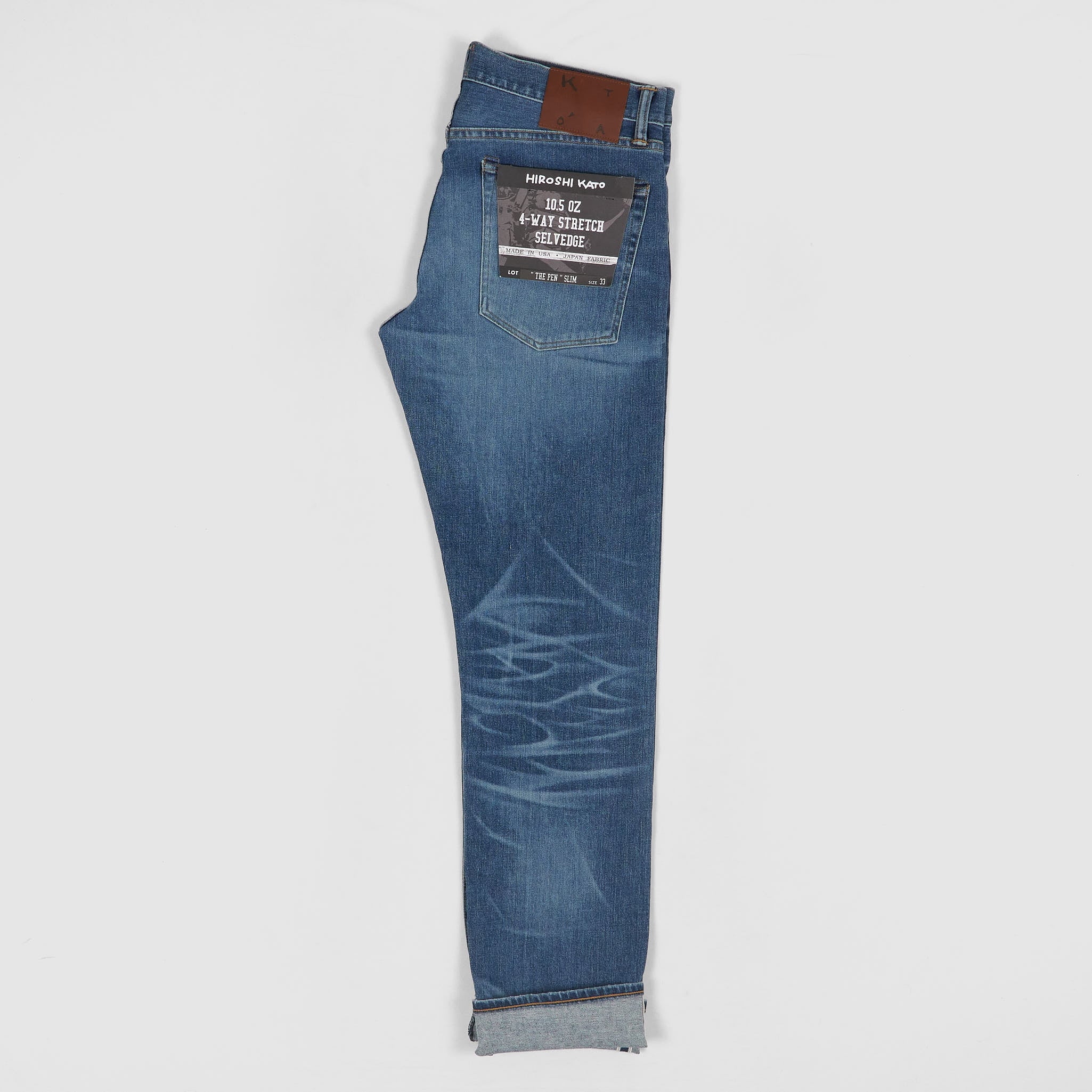 Hiroshi Kato The Pen Zip Fly Selvage Denim Classic Fit - DeeCee style