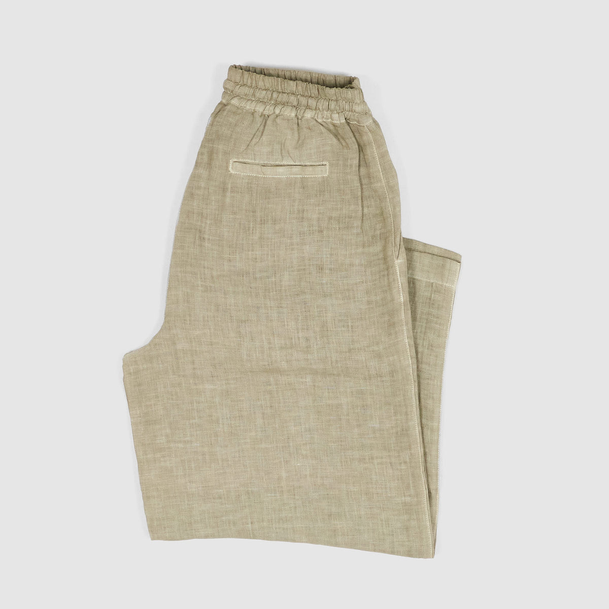 120% Lino Ladies Wide Cut Linen Easy  Pants