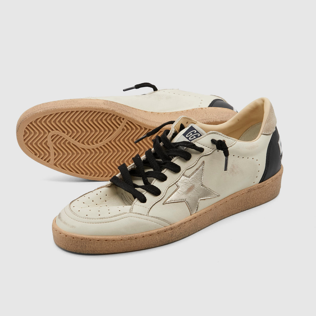 Golden Goose Ball Star Crack Nappa Leather Sneaker