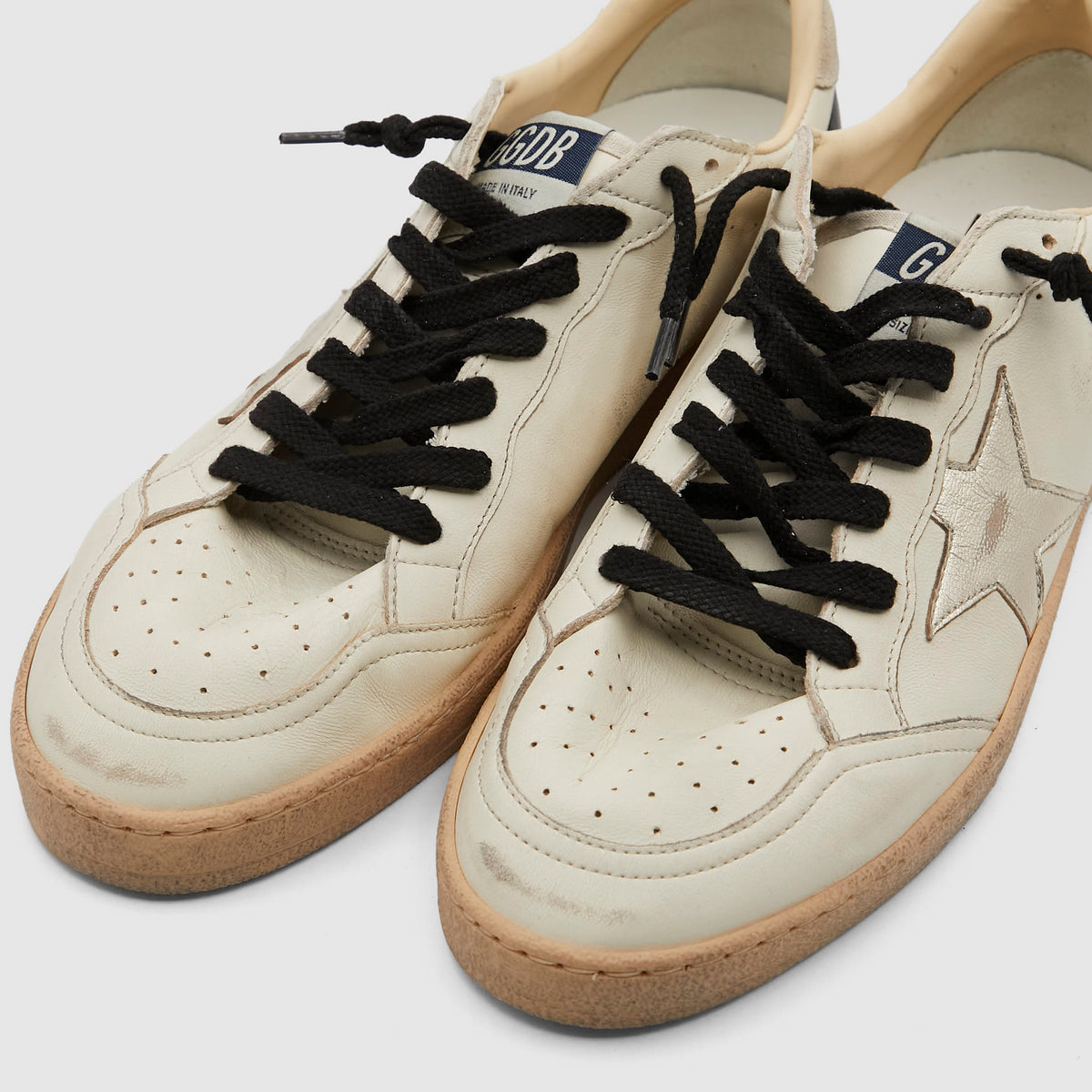 Golden Goose Ball Star Crack Nappa Leather Sneaker
