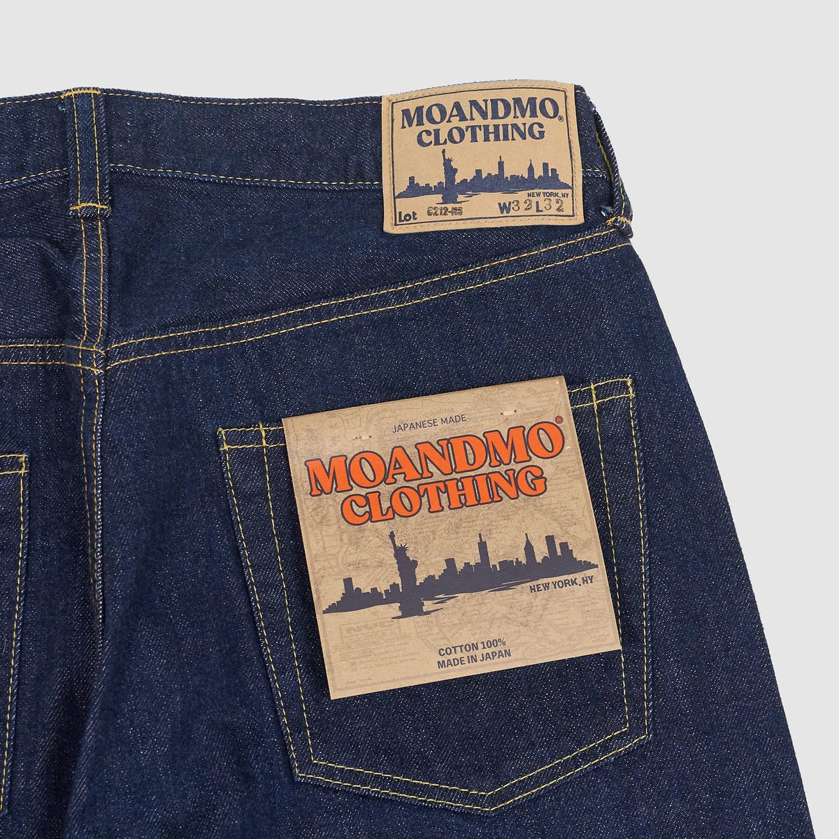 Moandmo® Basic Selvage Denim Jeans