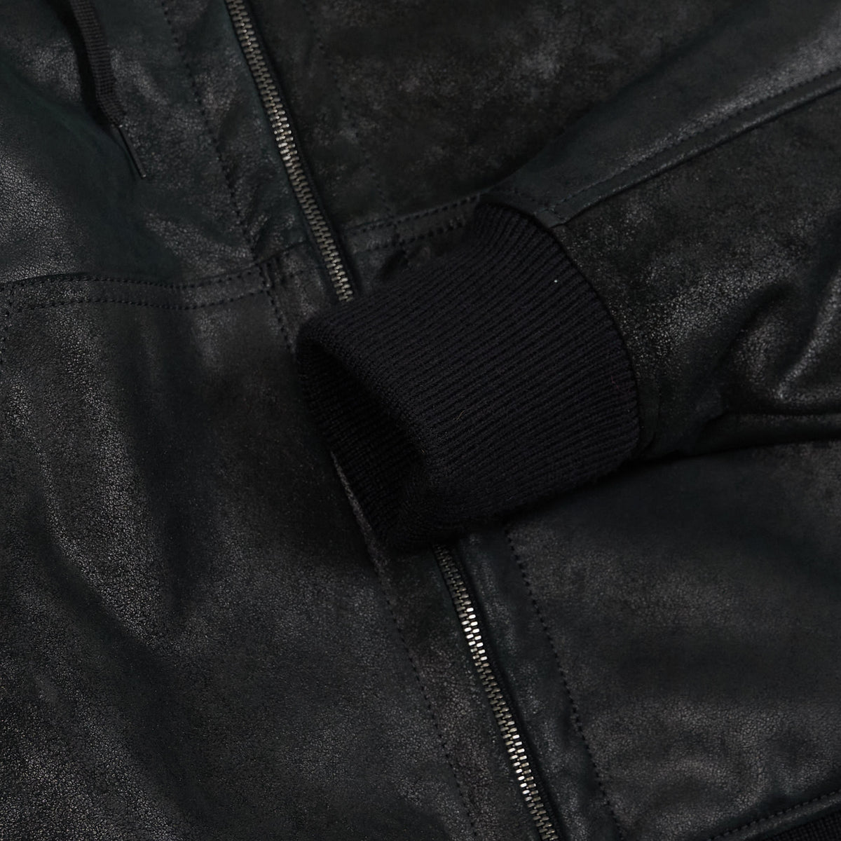 Salvatore Santoro Leather Hoodie