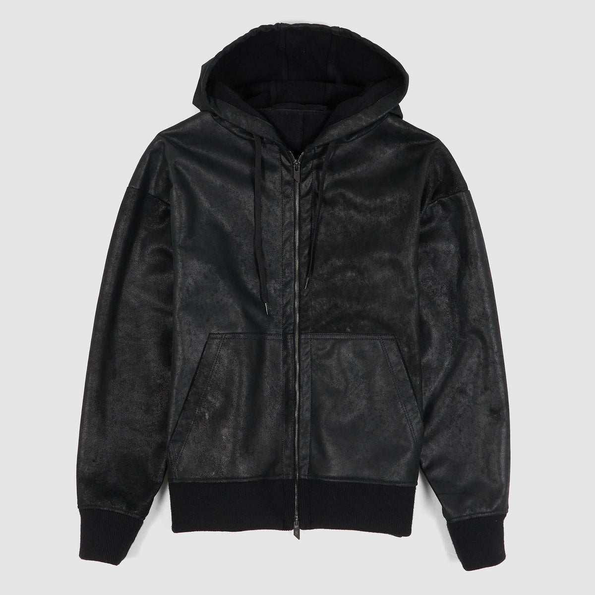 Salvatore Santoro Leather Hoodie